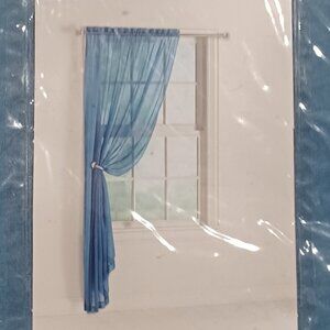 Mainstays Sheer Voile panel blue